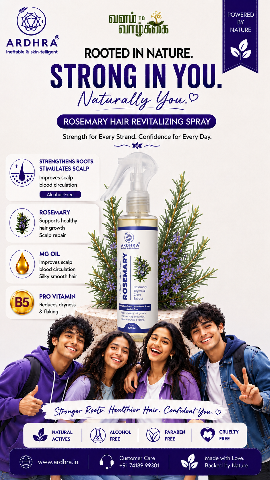 Rosemary Hair Revitalizing Spray