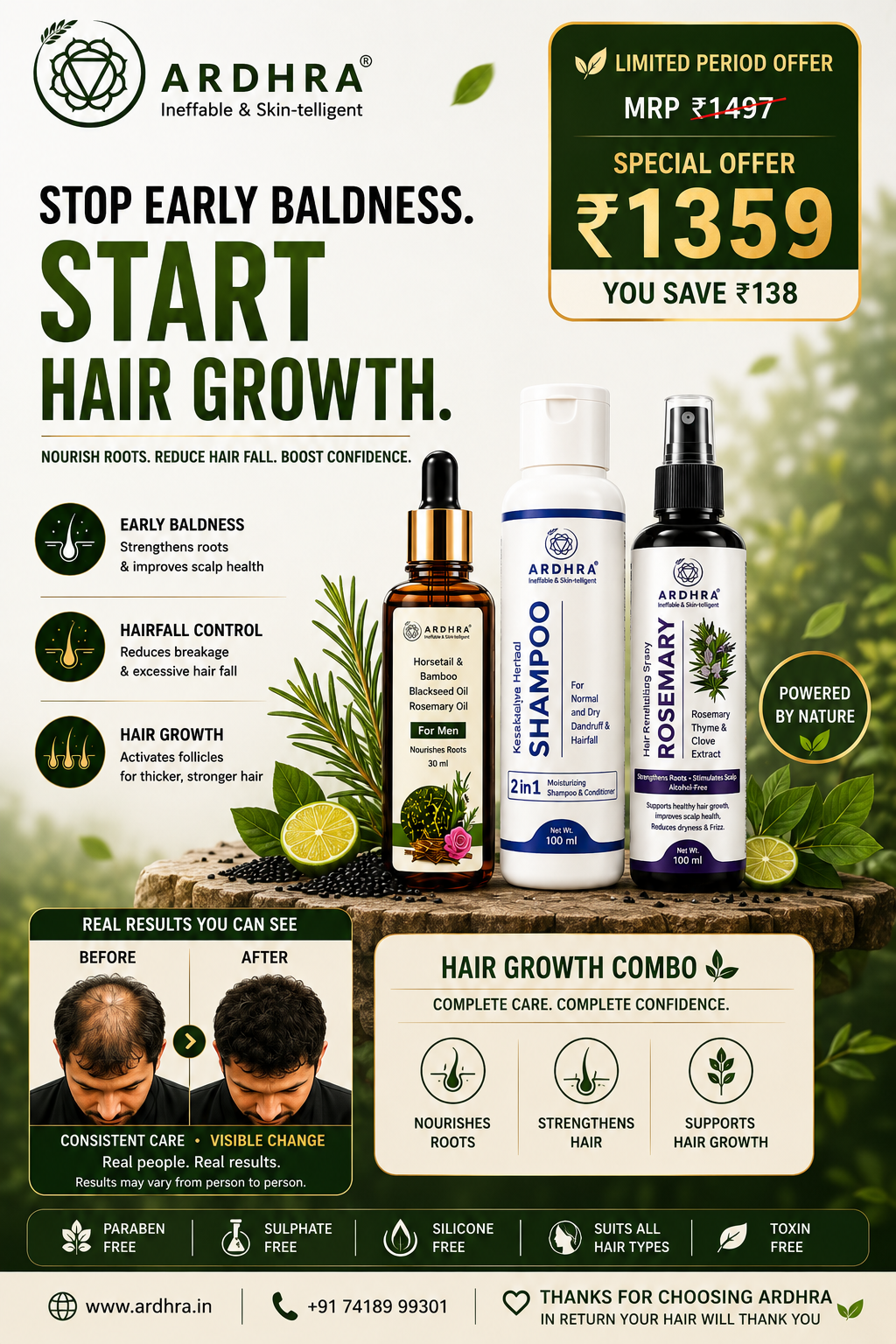 Hair Growth confidence